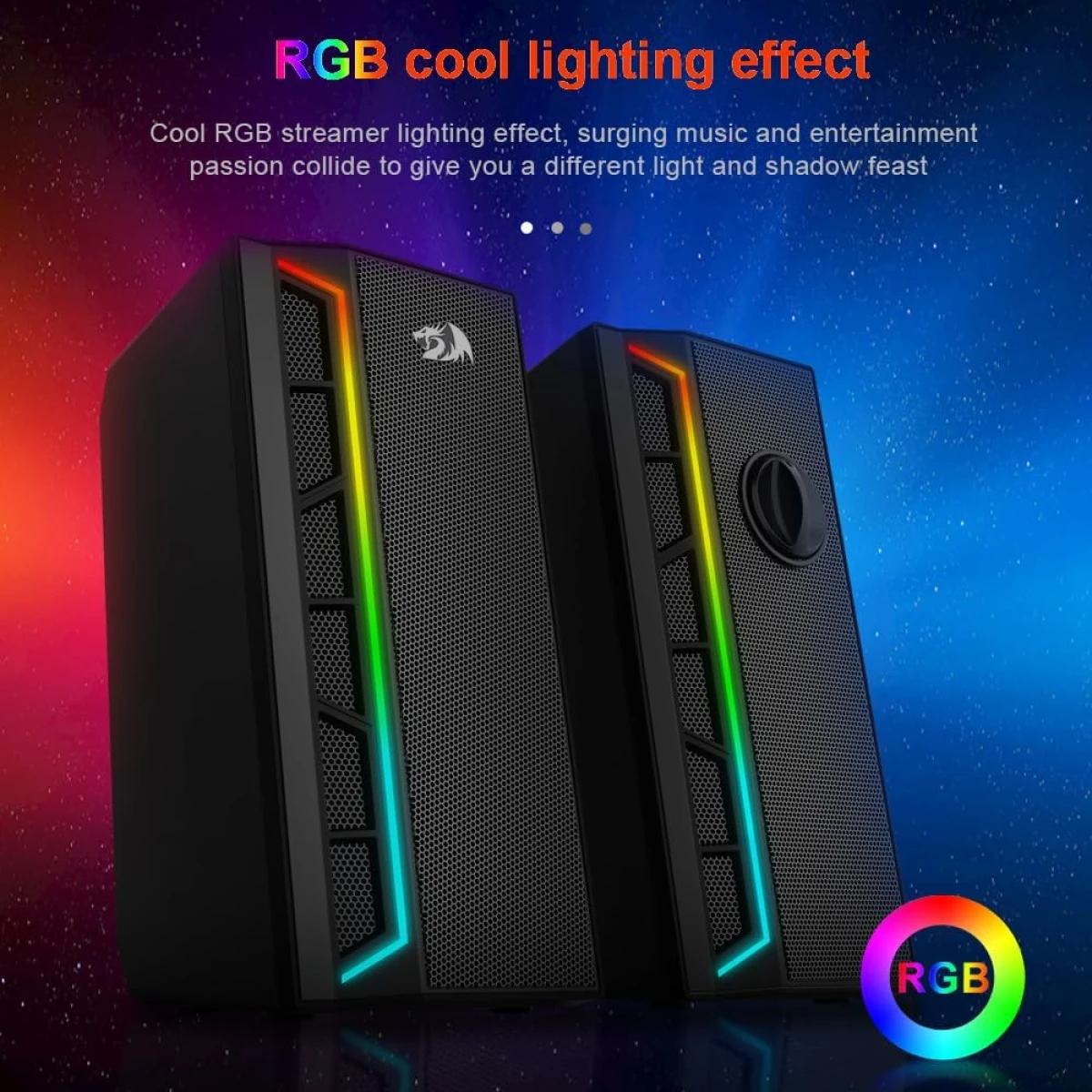 Redragon GS580 Calliope RGB Desktop PC Speakers Redragon GS580 Calliope RGB Desktop PC Speakers